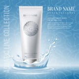 Advertising of cosmetics vector illustration Advertising of cosmetics vector illustration