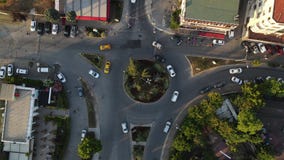 lighed blanding Pind Aerial Drone Timelapse City Traffic Stock Video - Video of scenic, iconic:  206989009