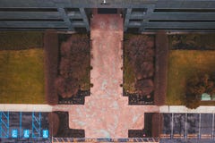 Aerial of Office Building royalty free stock photography Aerial of Office Building royalty free stock photography
