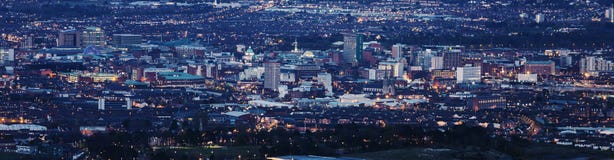 Aerial Panorama Of Belfast Stock Image