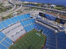 Aerial photo of the EverBank Field stadium royalty free stock images Aerial photo of the EverBank Field stadium royalty free stock images