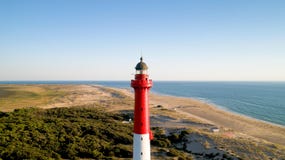 Aerial photo of lighthouse La Coubre in La Tremblade stock photography Aerial photo of lighthouse La Coubre in La Tremblade stock photography