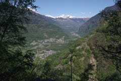 Aerial photography of the Blenio Valley - Switzerland stock images Aerial photography of the Blenio Valley - Switzerland stock images