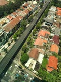 Aerial view of the city royalty free stock photos Aerial view of the city royalty free stock photos