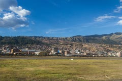 Aerial view of Cuzco Peru stock photo Aerial view of Cuzco Peru stock photo