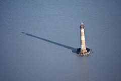 Aerial View Of Lighthouse Royalty Free Stock Photography