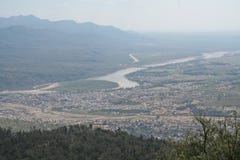 Aerial View Of Rishikesh And Ganga India Royalty Free Stock Photo Aerial View Of Rishikesh And Ganga India Royalty Free Stock Photo