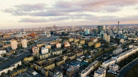 Aerial View Photo Of London City Landmarks And Residential Urban Area Stock Image Aerial View Photo Of London City Landmarks And Residential Urban Area Stock Image