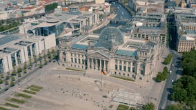 Aerial view of Reichstag Building