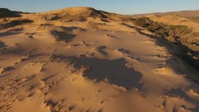Aerial view of sand dunes - South Africa