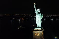 Aerial View of the Statue of Liberty stock image Aerial View of the Statue of Liberty stock image