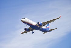 Aeroflot Airbus A320 Royalty Free Stock Image Aeroflot Airbus A320 Royalty Free Stock Image
