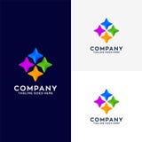 Affare astratto Logo Design royalty illustrazione gratis Affare astratto Logo Design royalty illustrazione gratis