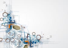 Affare del fondo di tecnologia & direzione astratti di sviluppo illustrazione di stock Affare del fondo di tecnologia & direzione astratti di sviluppo illustrazione di stock