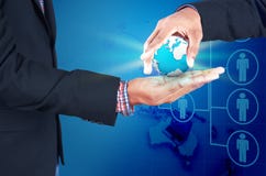 Affare, nuova tecnologia e concetto dell'ufficio fotografia stock Affare, nuova tecnologia e concetto dell'ufficio fotografia stock