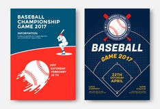 Affiche de jeu de baseball illustration stock Affiche de jeu de baseball illustration stock