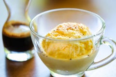 Affogato kaffe arkivbild Affogato kaffe arkivbild