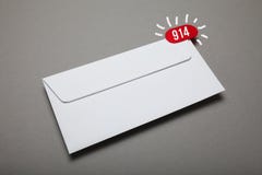 Afleveradres lege envelop, vertrouwelijke gehechtheid stock foto's Afleveradres lege envelop, vertrouwelijke gehechtheid stock foto's