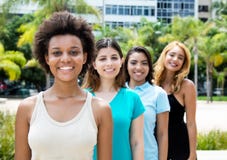African and american and caucasian and hispanic young adults in Stock Photography African and american and caucasian and hispanic young adults in Stock Photography