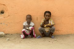 African Children On The Street Stock Photos