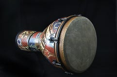 African Djembe Drum Black Bk