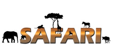 African Safari Logo Royalty Free Stock Images African Safari Logo Royalty Free Stock Images