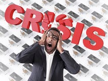 Afro-américain soumis à une contrainte et crise images libres de droits Afro-américain soumis à une contrainte et crise images libres de droits