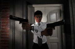 Agent/ Killer 111 Royalty Free Stock Photo Agent/ Killer 111 Royalty Free Stock Photo