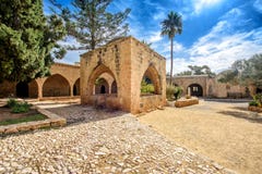 Agia Napa monasteru podwórze wysklepia w Cypr 7 zdjęcie stock Agia Napa monasteru podwórze wysklepia w Cypr 7 zdjęcie stock