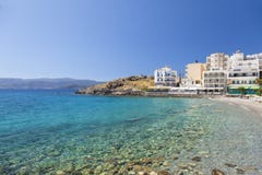 Agios Nikolaos Beach royalty free stock photography Agios Nikolaos Beach royalty free stock photography