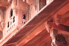 Agra fort: czerwonego piaskowa dekoracja Obrazy Stock Agra fort: czerwonego piaskowa dekoracja Obrazy Stock