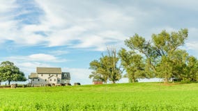 Agricoltura a Lancaster, PA del campo del granaio dell'azienda agricola del paese di Amish fotografie stock libere da diritti Agricoltura a Lancaster, PA del campo del granaio dell'azienda agricola del paese di Amish fotografie stock libere da diritti
