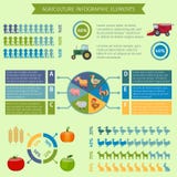 Agriculture infographic elements vector illustration Agriculture infographic elements vector illustration