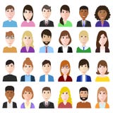 Agrupe trabalhadores da diversidade do og, o homem de negócio diverso e o woma ilustração do vetor Agrupe trabalhadores da diversidade do og, o homem de negócio diverso e o woma ilustração do vetor
