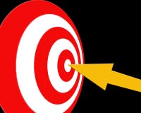 Aiming Target Royalty Free Stock Images