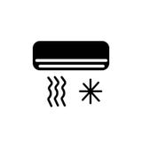 Air conditioner icon vector isolated on white background, Air conditioner sign stock illustration Air conditioner icon vector isolated on white background, Air conditioner sign stock illustration