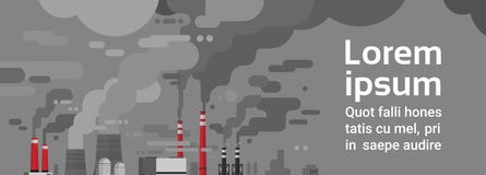 Air de rebut sale de tuyau d'usine de pollution de nature et environnement pollué pareau illustration libre de droits Air de rebut sale de tuyau d'usine de pollution de nature et environnement pollué pareau illustration libre de droits