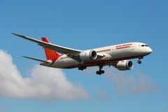 Air India Boeing 787 Dreamliner Imagens de Stock Air India Boeing 787 Dreamliner Imagens de Stock