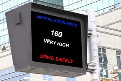 Air pollution index API Stock Image Air pollution index API Stock Image