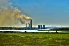 Energy vs Air pollution royalty free stock images Energy vs Air pollution royalty free stock images