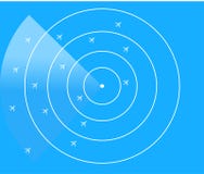 Air Traffic Control Radar Monitor royalty free illustration Air Traffic Control Radar Monitor royalty free illustration