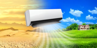 Airconditioner. Het comfortabele leven