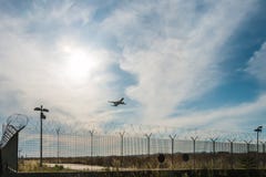 Aircraft takeoff royalty free stock photography Aircraft takeoff royalty free stock photography