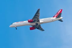 Airplane landing stock photo Airplane landing stock photo