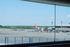Airplane in Narita international airport royalty free stock photos Airplane in Narita international airport royalty free stock photos