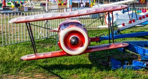 Airplane Ride At Local County Fair stock image Airplane Ride At Local County Fair stock image