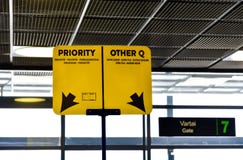 Airport boarding gate mark royalty free stock image Airport boarding gate mark royalty free stock image