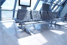 Airport lounge royalty free stock photography Airport lounge royalty free stock photography