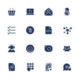 Ajuste com ?cones no estilo moderno S?mbolos de alta qualidade para o projeto da site e apps m?veis ilustração do vetor Ajuste com ?cones no estilo moderno S?mbolos de alta qualidade para o projeto da site e apps m?veis ilustração do vetor