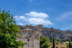 Akropolis van Athene stock afbeeldingen Akropolis van Athene stock afbeeldingen